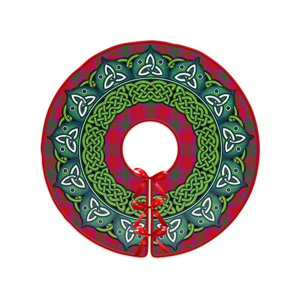 MacNab Modern Clan Badge Tartan Christmas Tree Skirt Heritage Holiday Decor