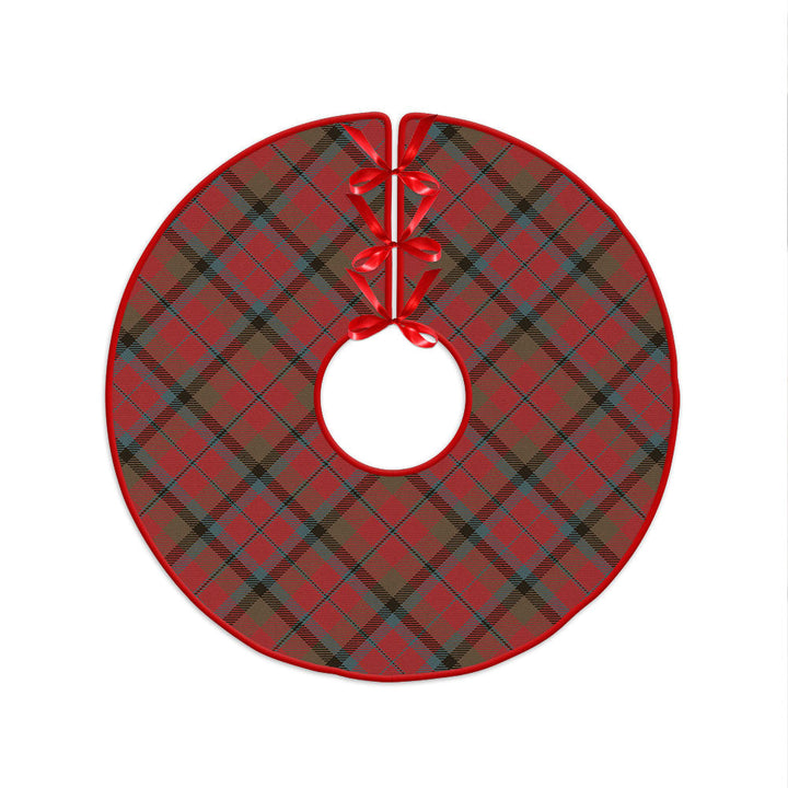 MacNaughton Weathered Clan Badge Tartan Christmas Tree Skirt