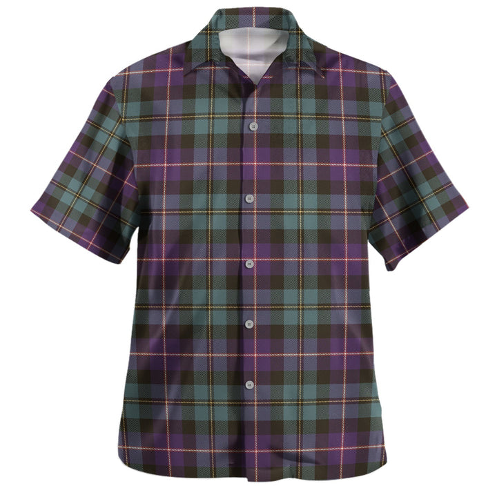 MacNeil of Barra Old (MacNeill Old) Weathered Clan Badge Tartan Hawaiian Shirt