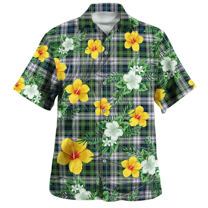 MacNeil of Barra (MacNeil MacNeill) Paton Dress Modern Clan Badge Tartan Hawaiian Shirt Summer Vibes Style