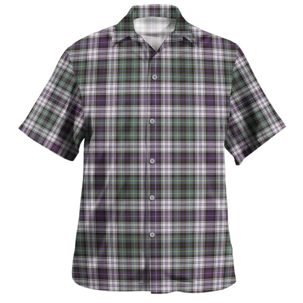 MacNeil of Barra (MacNeil MacNeill) Paton Dress Weathered Clan Badge Tartan Hawaiian Shirt