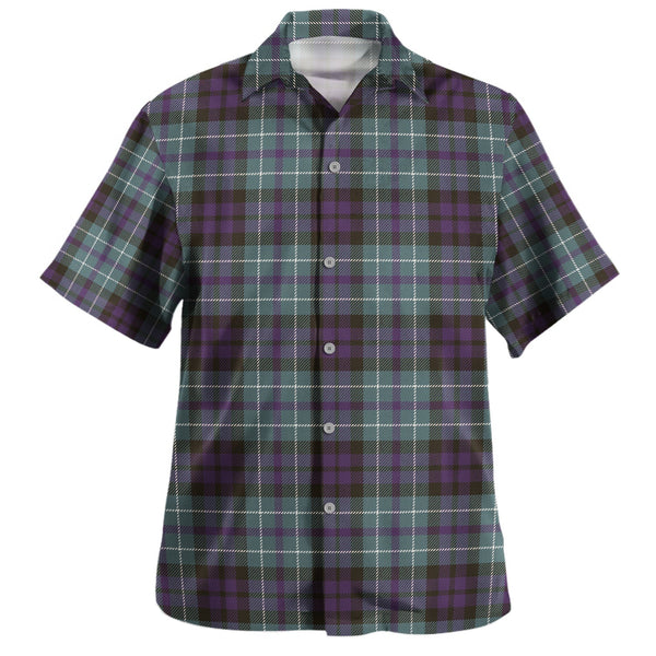 MacNeil of Colonsay (MacNeil of Barra of Colonsay) Weathered Clan Badge Tartan Hawaiian Shirt