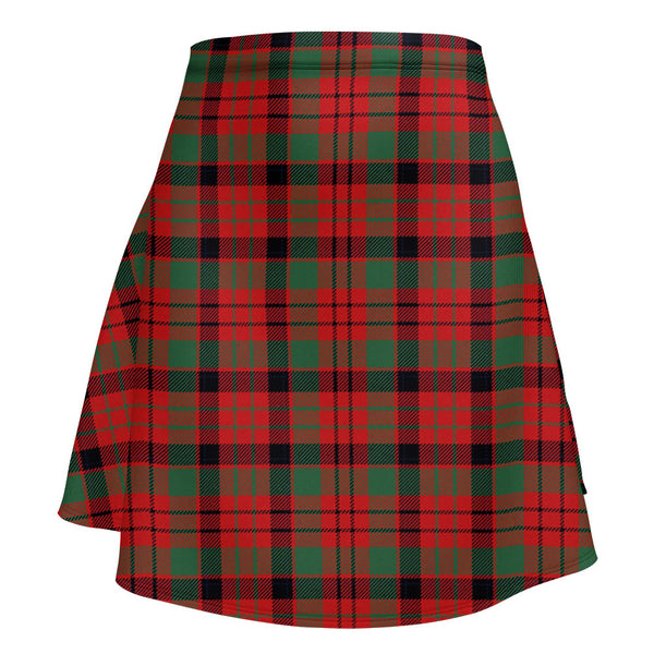 MacNicol Ancient Clan Badge Tartan Flared Skirt