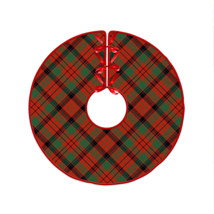 MacNicol Modern Clan Badge Tartan Christmas Tree Skirt
