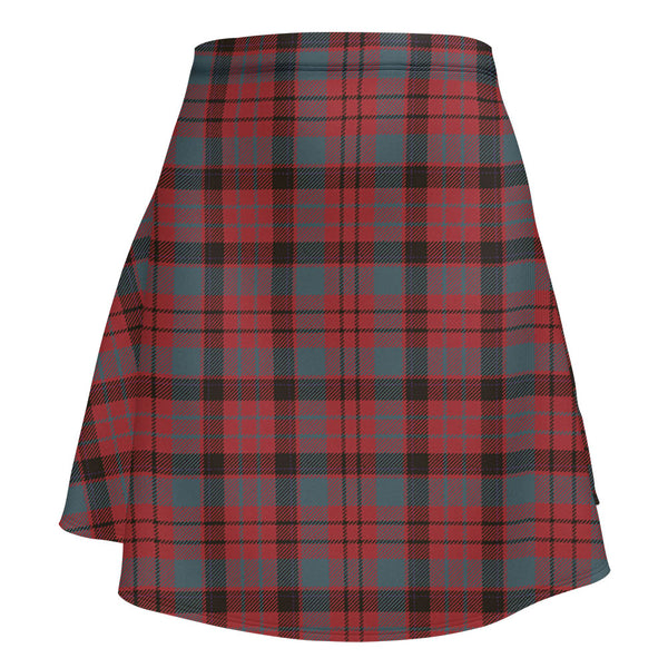 MacNicol Weathered Clan Badge Tartan Flared Skirt