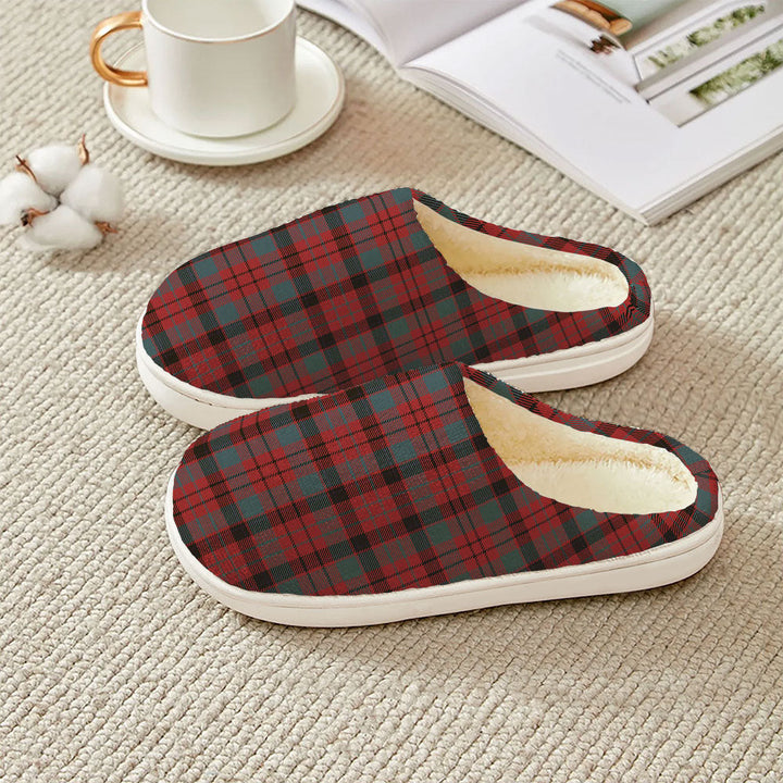 MacNicol Weathered Clan Badge Tartan Plush Slipper