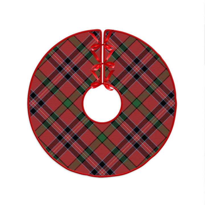MacNiven Ancient Clan Badge Tartan Christmas Tree Skirt