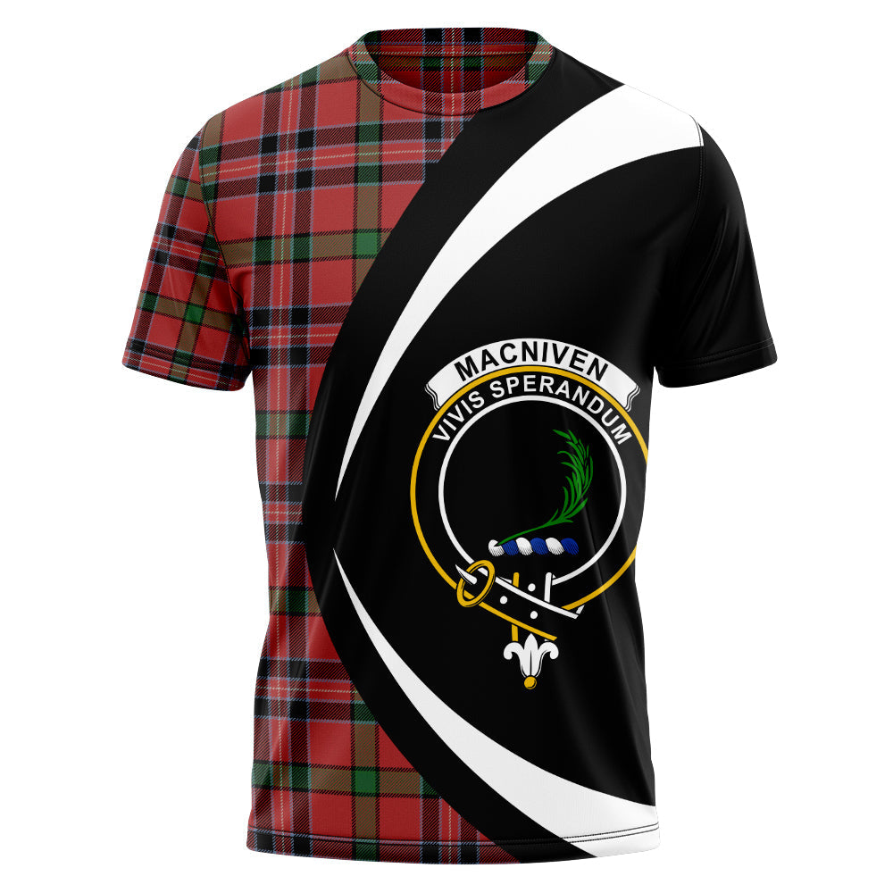 McPhail Hunting Ancient Tartan Crest 2D T-shirt - Alba Skull Style