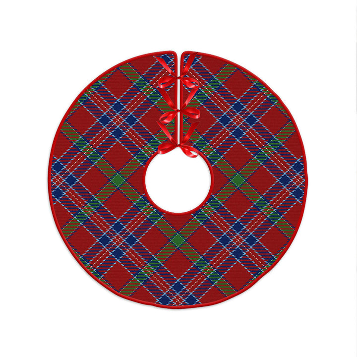 MacNiven Modern Clan Badge Tartan Christmas Tree Skirt