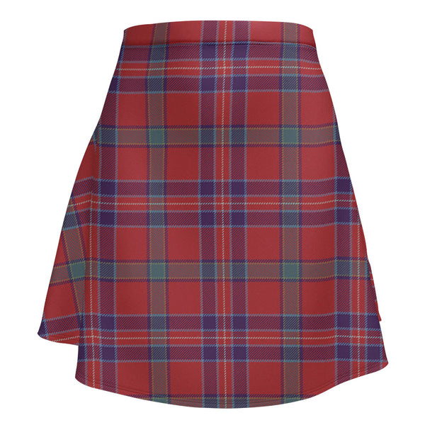 MacNiven Weathered Clan Badge Tartan Flared Skirt