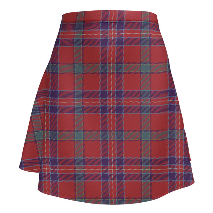 MacNiven Weathered Clan Badge Tartan Flared Skirt