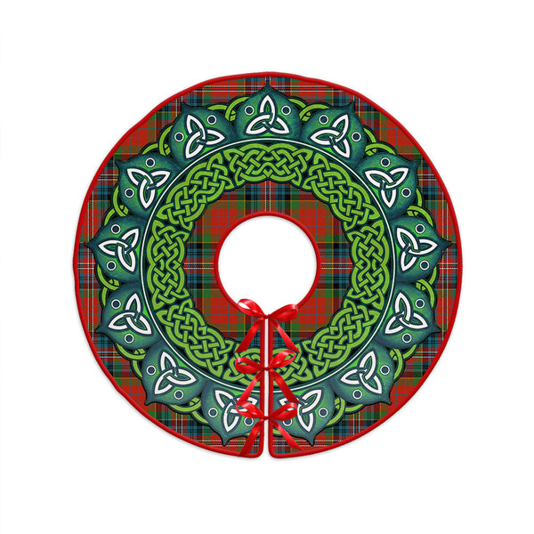 MacPherson Ancient Clan Badge Tartan Christmas Tree Skirt Heritage Holiday Decor