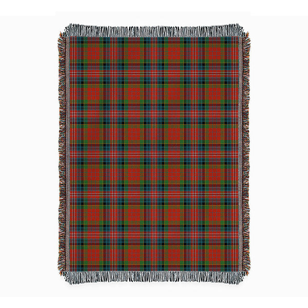MacPherson Ancient Clan Badge Tartan Woven Blanket