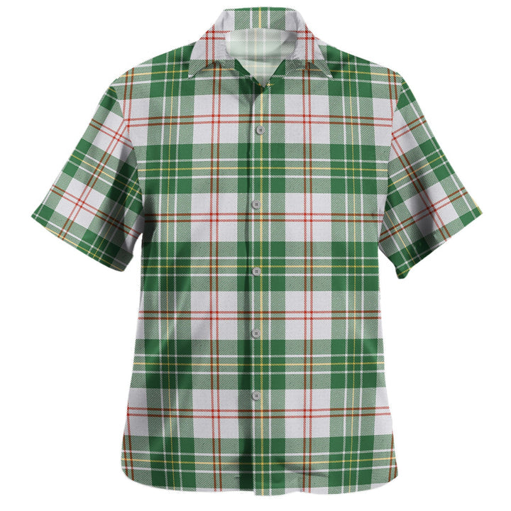 MacPherson Dress Green Tartan Hawaiian Shirt