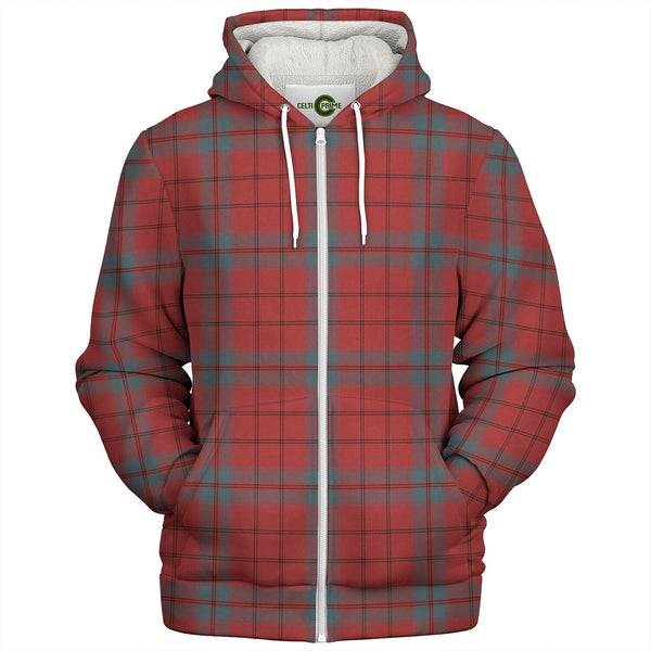 MacPherson Grant Weathered Tartan Sherpa Hoodie