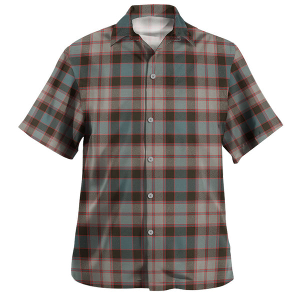 MacPherson Hunting (MacPherson Badenoch) Weathered Tartan Hawaiian Shirt