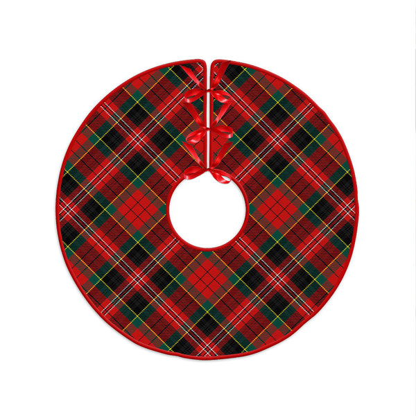 MacPherson Modern Clan Badge Tartan Christmas Tree Skirt