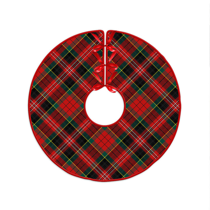 MacPherson Modern Clan Badge Tartan Christmas Tree Skirt