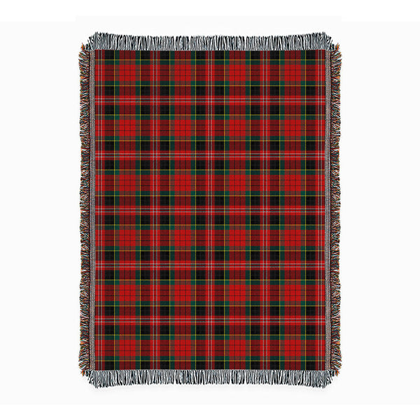 MacPherson Modern Clan Badge Tartan Woven Blanket