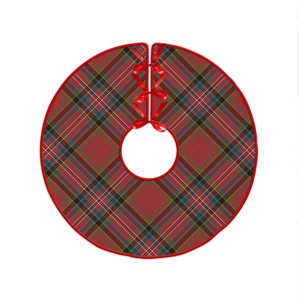 MacPherson Weathered Clan Badge Tartan Christmas Tree Skirt