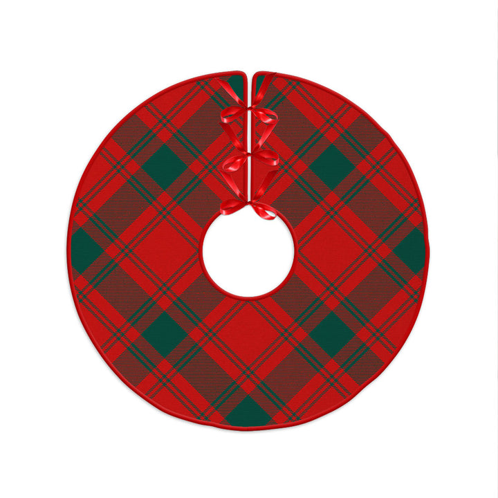 MacQuarrie (MacGuarie) Modern Clan Badge Tartan Christmas Tree Skirt