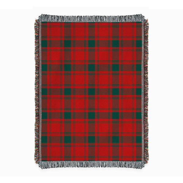 MacQuarrie (MacGuarie) Modern Clan Badge Tartan Woven Blanket
