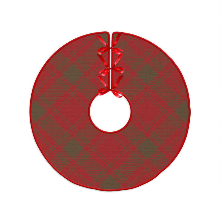 MacQuarrie (MacGuarie) Weathered Clan Badge Tartan Christmas Tree Skirt