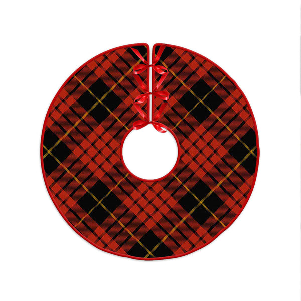 MacQueen Ancient Clan Badge Tartan Christmas Tree Skirt