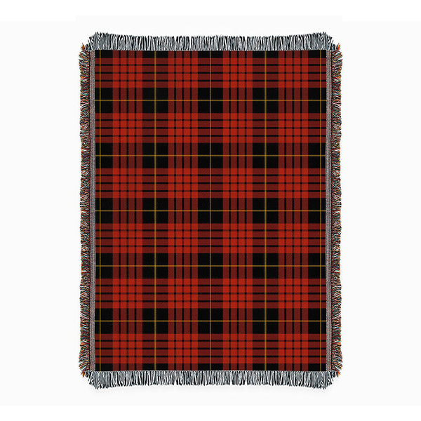 MacQueen Ancient Clan Badge Tartan Woven Blanket