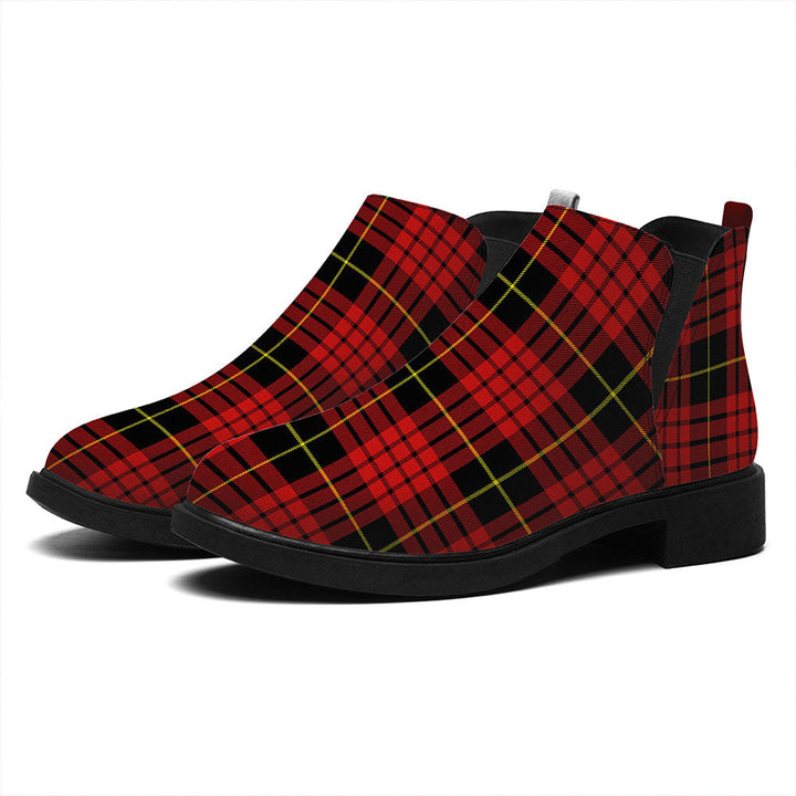 MacQueen Modern Tartan Flat Ankle Boots