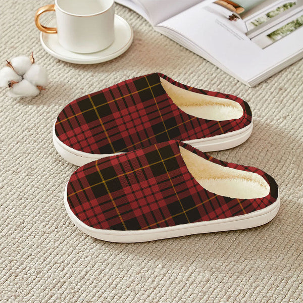 MacQueen Weathered Clan Badge Tartan Plush Slipper