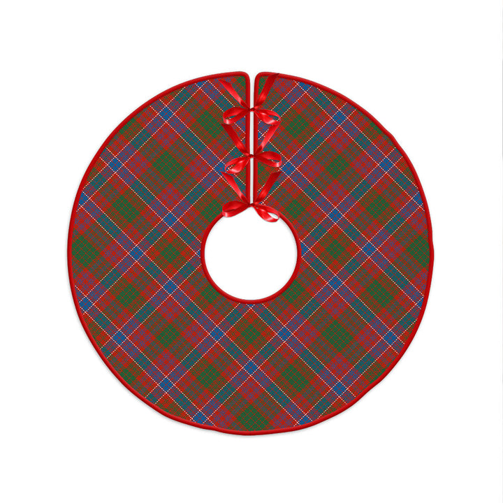 MacRae Ancient Clan Badge Tartan Christmas Tree Skirt