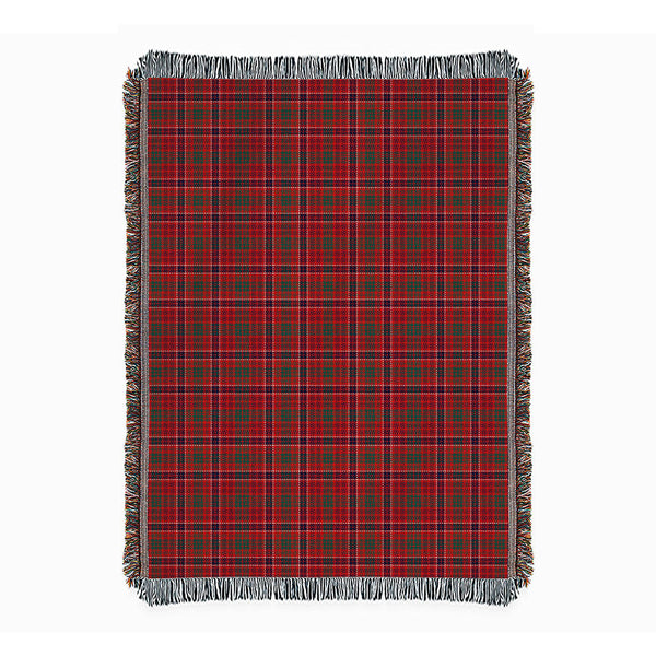 MacRae Modern Clan Badge Tartan Woven Blanket
