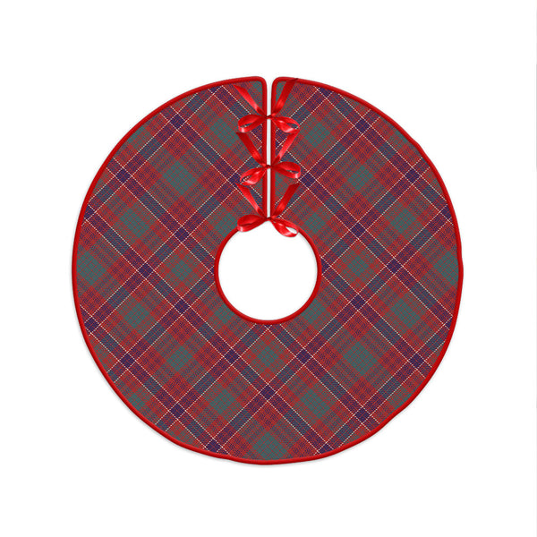 MacRae Weathered Clan Badge Tartan Christmas Tree Skirt