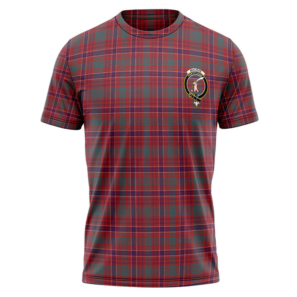 MacRae Weathered Clan Badge Tartan T-Shirt
