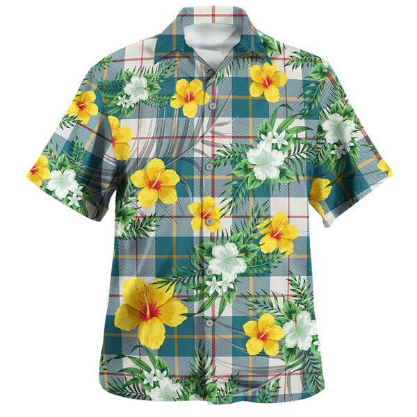 MacRae of Conchra Ancient Clan Badge Tartan Hawaiian Shirt Summer Vibes Style