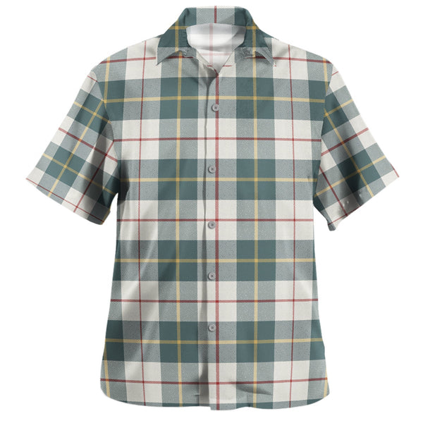 MacRae of Conchra Weathered Clan Badge Tartan Hawaiian Shirt