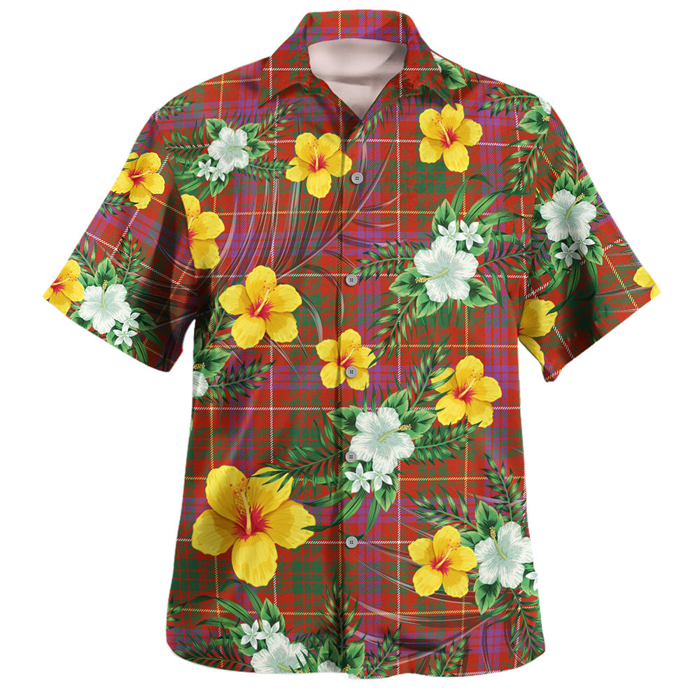 MacRae Dress Purple Tartan Hawaiian Shirt main image 1