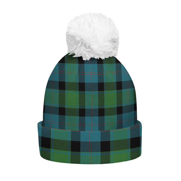 MacTaggart Ancient Clan Badge Tartan Bobble Beanie Hat