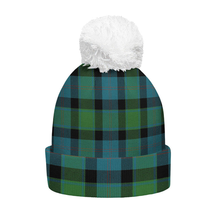 MacTaggart Ancient Clan Badge Tartan Bobble Beanie Hat