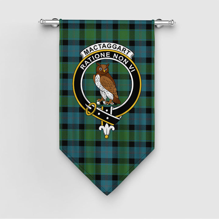 MacTaggart Ancient Clan Badge Tartan Gonfalon