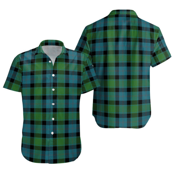MacTaggart Ancient Clan Badge Tartan Short Sleeve Shirt