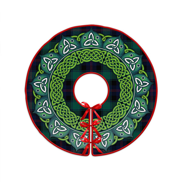 MacTaggart Modern Clan Badge Tartan Christmas Tree Skirt Heritage Holiday Decor
