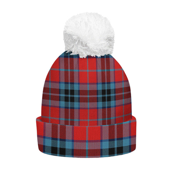 MacTavish Modern Clan Badge Tartan Bobble Beanie Hat