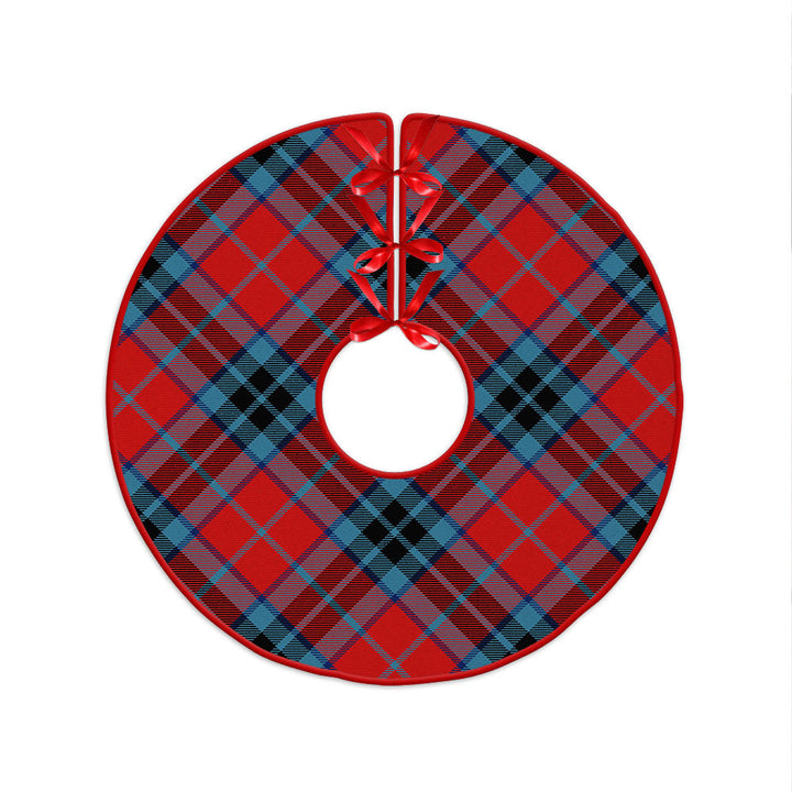 MacTavish Modern Clan Badge Tartan Christmas Tree Skirt
