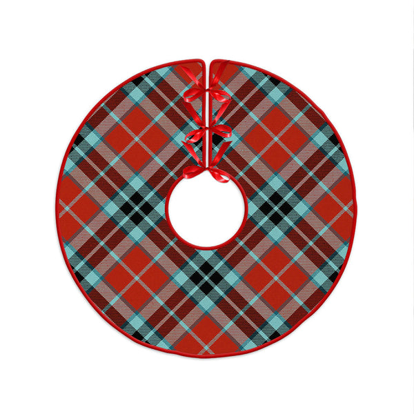 MacTavish Weathered Clan Badge Tartan Christmas Tree Skirt