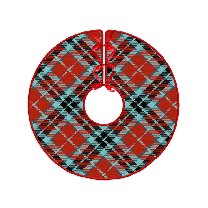 MacTavish Weathered Clan Badge Tartan Christmas Tree Skirt