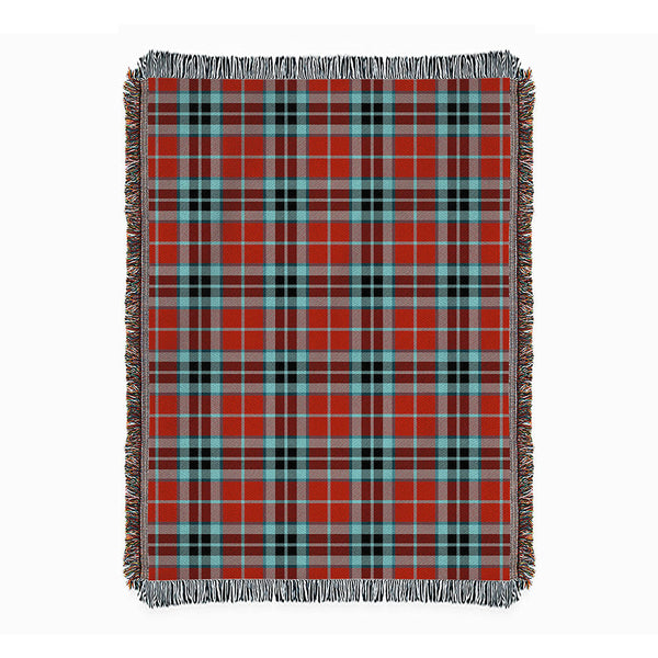 MacTavish Weathered Clan Badge Tartan Woven Blanket