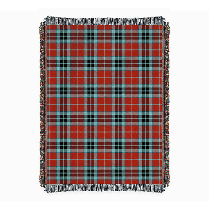 MacTavish Weathered Clan Badge Tartan Woven Blanket
