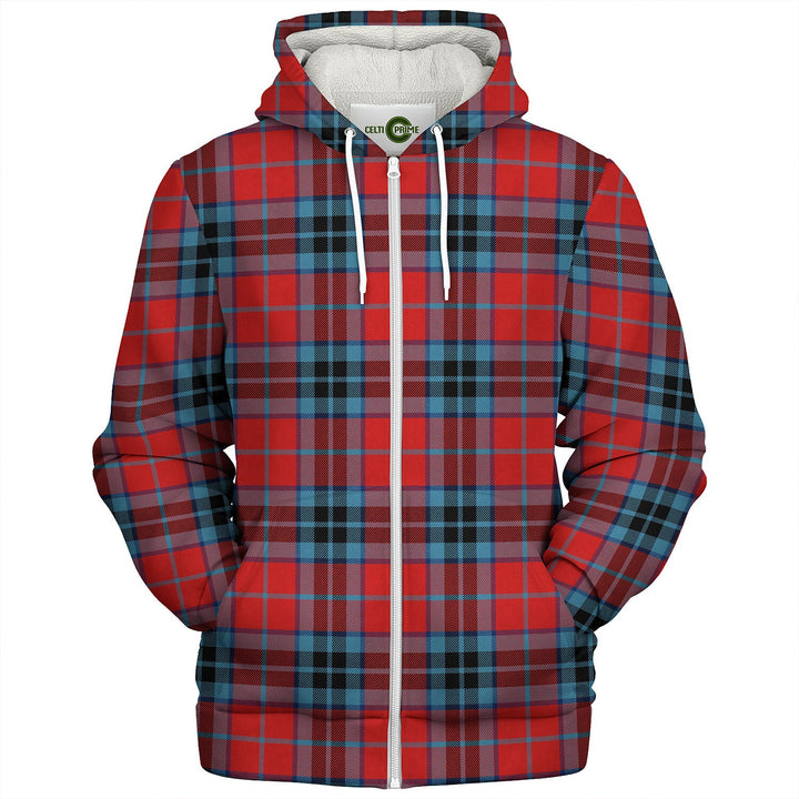 MacTavish (MacThomas Red) Modern Tartan Sherpa Hoodie